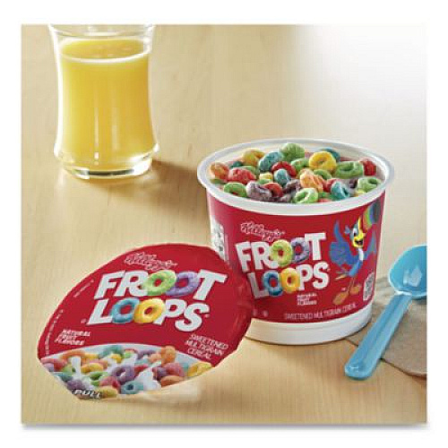 Kellogg's Froot Loops Breakfast Cereal, Single-Serve 1.5 oz Cup, 6/Box (01246)