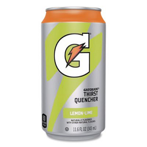 Gatorade Thirst Quencher Can, Lemon-Lime, 11.6oz Can, 24/Carton (00901)