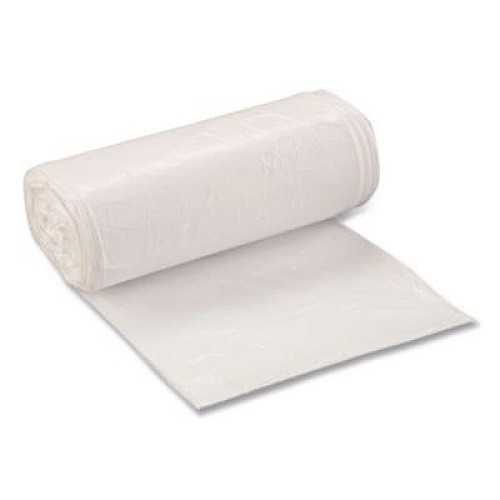 Pitt Plastics Linear Low Density Can Liners, 30 gal, 0.75 mil, 30" x 36", White, Interleaved Roll, 200/Carton (MT371XW)
