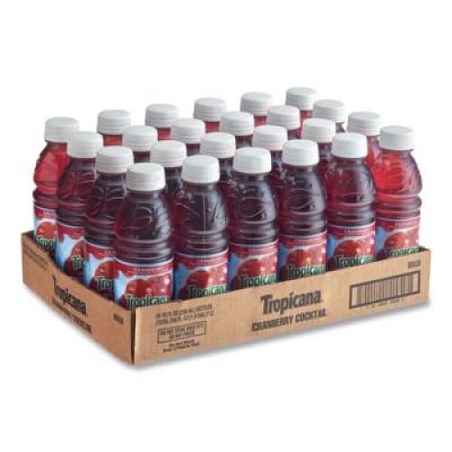 Tropicana Juice Beverage, Cranberry, 15.2oz Bottle, 12/Carton (00864)