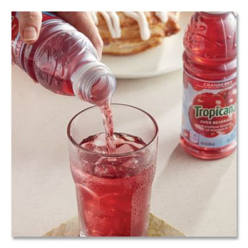 Tropicana Juice Beverage, Cranberry, 15.2oz Bottle, 12/Carton (00864)
