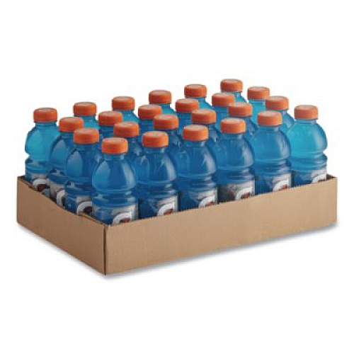 Gatorade G-Series Perform 02 Thirst Quencher, Cool Blue, 20 oz Bottle, 24/Carton (24812)