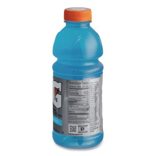 Gatorade G-Series Perform 02 Thirst Quencher, Cool Blue, 20 oz Bottle, 24/Carton (24812)