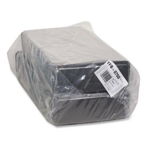 Pactiv Evergreen Supermarket Tray, #7S, 14.62 x 5.62 x 0.67, Black, Foam, 250/Carton (0TFB07S00000)