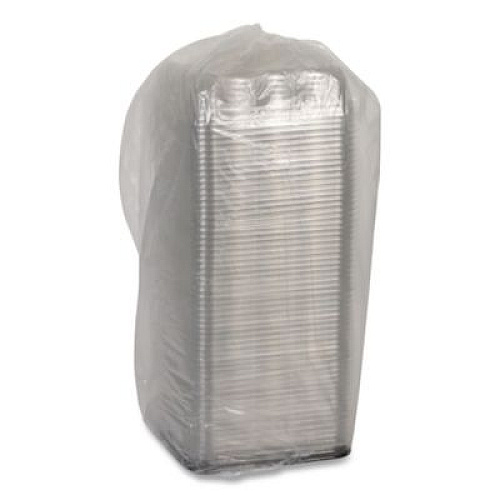 Pactiv Evergreen Recycled Container Lid, Dome Lid for 6 x 6 Brownie Container, 7.5 x 7.5 x 2.02, Clear, Plastic, 195/Carton (75S20SDOME)