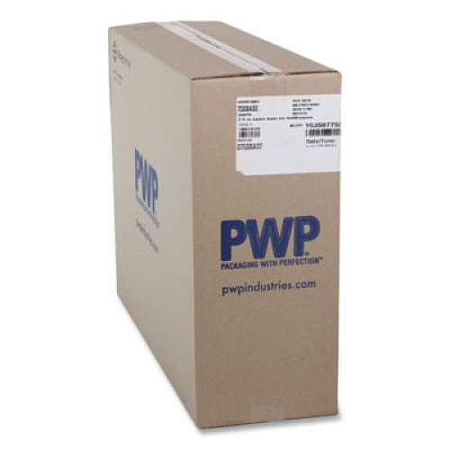 Pactiv Evergreen Recycled Plastic Container, 6 x 6 Brownie Container, 7.5 x 7.5 x 0.56, Black, Plastic, 195/Carton (75SBASE)