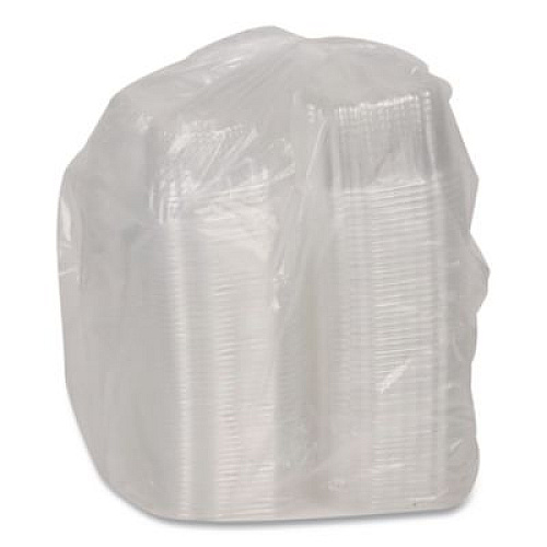Pactiv Evergreen ClearView Bakery Cupcake Container, 2 Compartments, 6.75 x 4 x 4, Clear, Plastic, 100/Carton (2002)