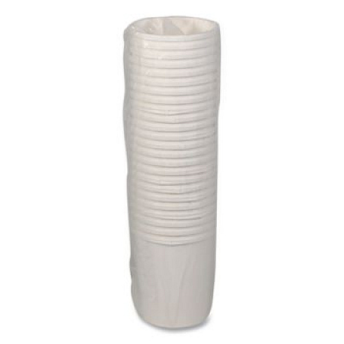 Pactiv Evergreen Paper Round Food Container, 32 oz, 4.5" Diameter x 5.1" h, White, 500/Carton (D32RB)