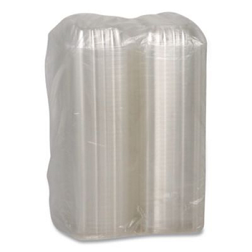 Pactiv Evergreen SENSATION SmartLock Hinged Lid Container, 5.2 x 5.3 x 2.56, Clear, Plastic, 375/Carton (YCI820500000)