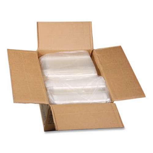 Pactiv Evergreen ClearView SmartLock Hinged Lid Container, Hoagie Container, 27 oz, 9.3 x 4.5 x 3, Clear, Plastic, 250/Carton (YCI81049)