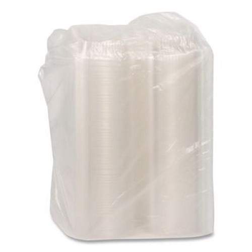 Pactiv Evergreen ClearView SmartLock Hinged Lid Container, Hoagie Container, 11 oz, 5.25 x 5.25 x 2.5, Clear, Plastic, 375/Carton (YCI81050)