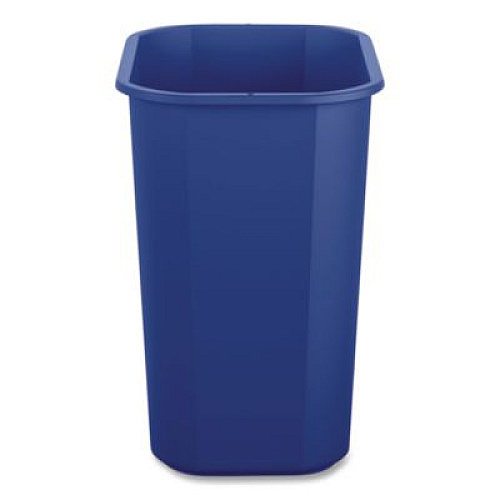 Boardwalk Deskside Recycling Bin, 3 gal, Polypropylene, Blue (12QTRECYCLEB)