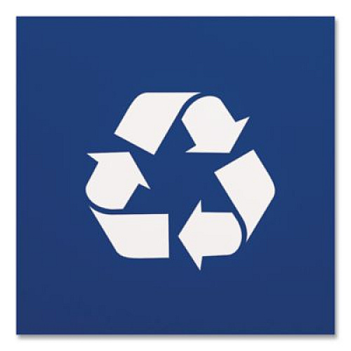 Boardwalk Recycling Container, 10 gal, Polypropylene, Blue (41QTRECYCLEB)