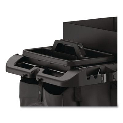 Suncast Commercial Housekeeping Cart Carry Caddy Accessory, Polypropylene, Black (HKCCADDYD)