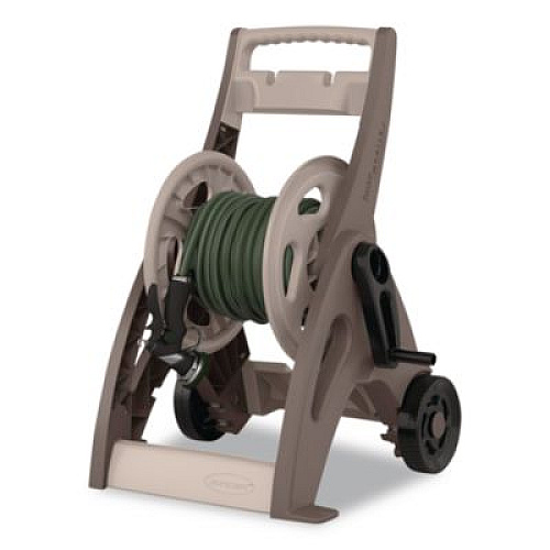 Suncast Hosemobile Hose Reel Cart, 175 ft, 24.5 x 20.5 x 32.25, Dark Taupe (CPLJNF175D)