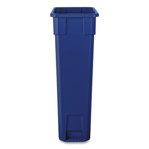 Boardwalk Slim Recycling Container, 23 gal, Polypropylene, Blue (23GLRECYCLEB)