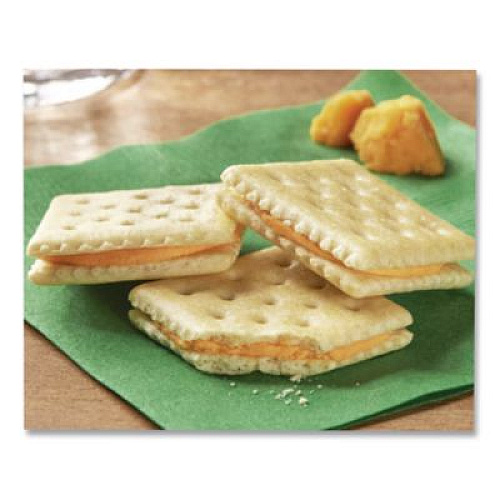 Keebler Sandwich Cracker, Club and Cheddar, 8 Cracker Snack Pack, 12/Box (21163)