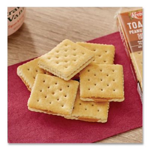 Keebler Sandwich Crackers, Toast and Peanut Butter, 8 Cracker Snack Pack, 12/Box (21167)