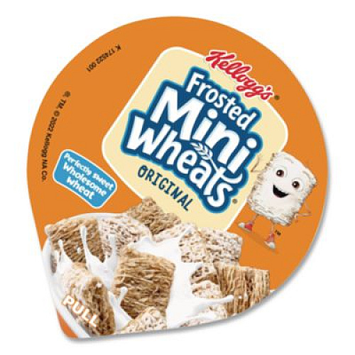 Kellogg's Breakfast Cereal, Frosted Mini Wheats, Single-Serve, 6/Box (42799)