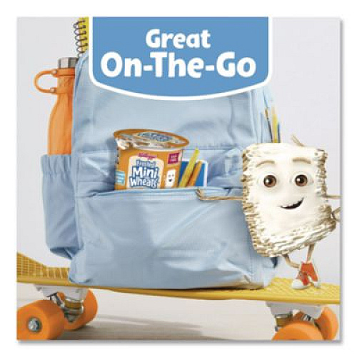 Kellogg's Breakfast Cereal, Frosted Mini Wheats, Single-Serve, 6/Box (42799)