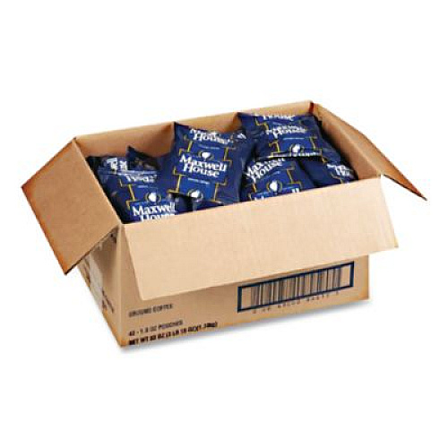 Maxwell House Coffee, Regular Ground, 1.1 oz Pack, 42/Carton (866350)