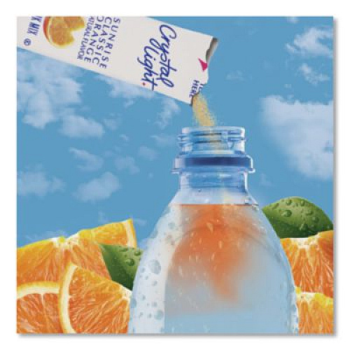 Crystal Light On the Go, Sunrise Orange, 0.16 oz Packets, 30/Box (00504)