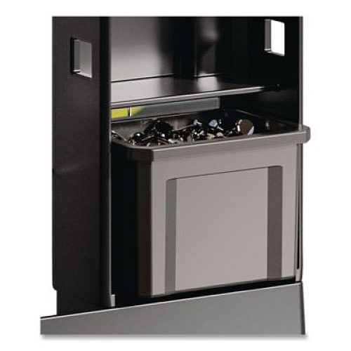 Suncast Commercial Customizable Bin System for Utility Carts, 2 Large Bins, 4 Small Bins, Black (PUCBIN6)