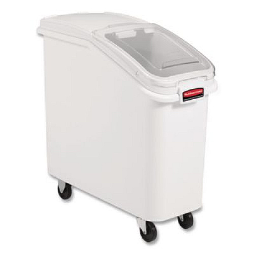Rubbermaid Commercial ProSave Bin Replacement Lid and Scoop, For 3600-88 ProSave Bin, 12.13 x 29 x 1.9, Clear, Plastic (9F77)