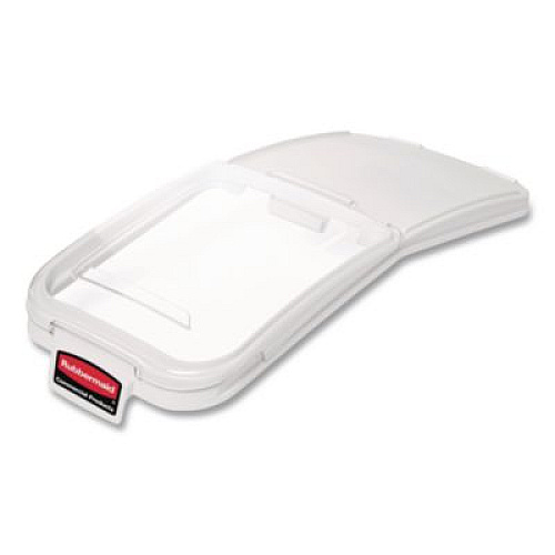 Rubbermaid Commercial ProSave Bin Replacement Lid and Scoop, For 3600-88 ProSave Bin, 12.13 x 29 x 1.9, Clear, Plastic (9F77)