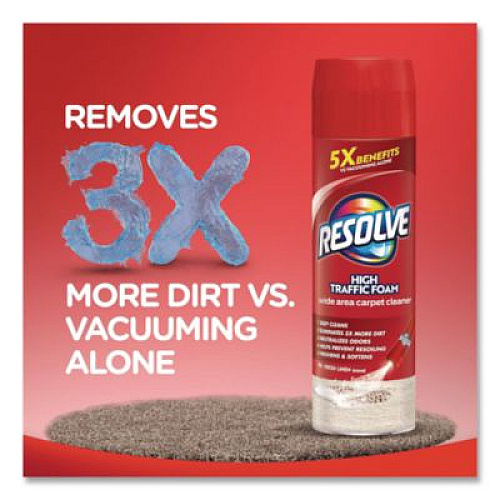 RESOLVE Foam Carpet Cleaner, Foam, 22 oz Aerosol Spray (00706)