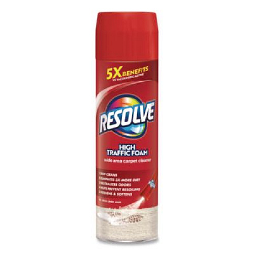 RESOLVE Foam Carpet Cleaner, Foam, 22 oz Aerosol Spray, 12/Carton (00706CT)