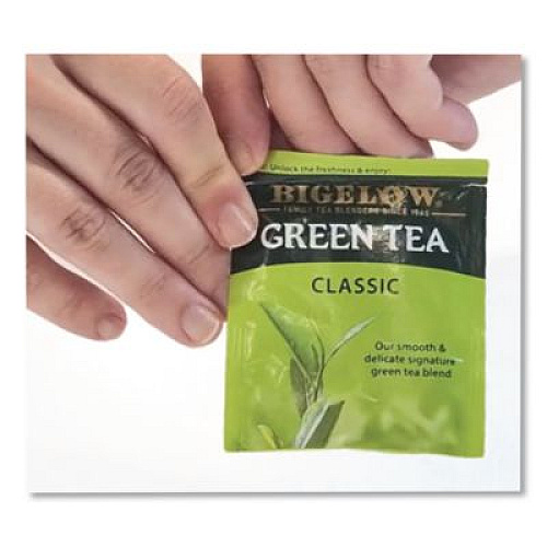 Bigelow Single Flavor Tea, Green, 28 Bags/Box (00388)