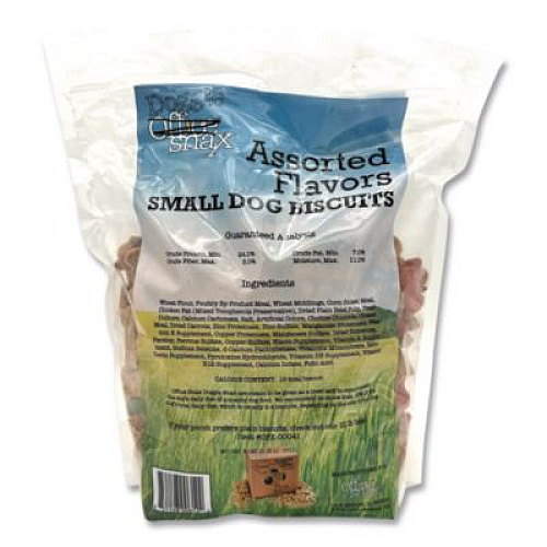 Office Snax Doggie Biscuits, Assorted, 4 lb Bag (00612)