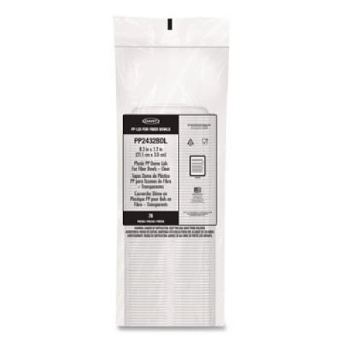Dart Dome Covers and Lids, For 24 oz to 32 oz Containers, 8.28" Diameter x 1.16"h, Clear, 300/Carton (PP2432BDL)