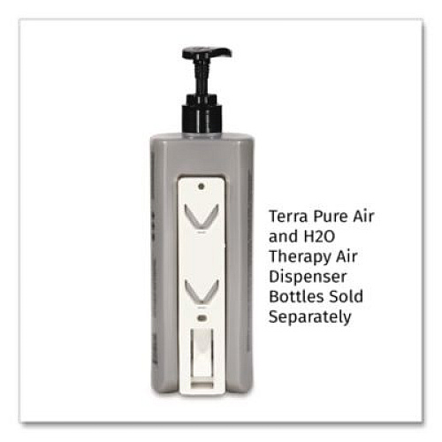 Diversified Hospitality Solutions Single EcoLux Air Dispenser Bracket, For Ecolux Air Pump Dispenser Bottles, 1.19 x 0.44 x 5.69, White, 24/Carton (458883)
