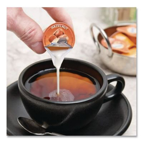 International Delight Flavored Liquid Non-Dairy Coffee Creamer, Hazelnut, 0.44 oz Mini Cups, 48/Box (02283)