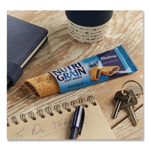 Kellogg's Nutri-Grain Soft Baked Breakfast Bars, Blueberry, Indv Wrapped 1.3 oz Bar, 16/Box (35745)