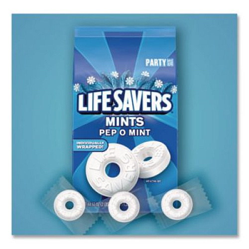 LifeSavers Hard Candy Mints, Pep-O-Mint, 44.93 oz Bag (27625)