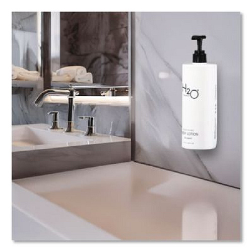 Diversified Hospitality Solutions H2O Therapy Body Lotion Air Pump, 16.23 oz Bottle, White Tea and Lemongrass Scent, 12/Carton (259836)