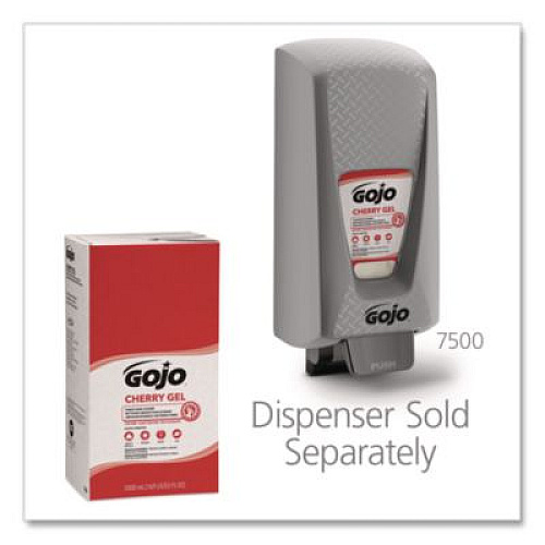GOJO Cherry Gel Pumice Hand Cleaner Refill, Cherry Scent, 5,000 mL, 2/Carton (759002)