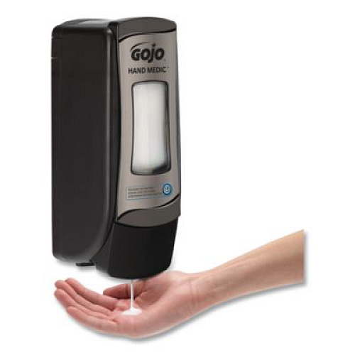 GOJO HAND MEDIC ADX-7 Dispenser, 685 mL, 3.94 x 3.67 x 9.79, Black, 6/Carton (878206CT)