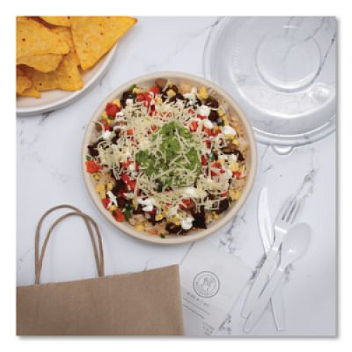 Dart Compostable Fiber Containers, ProPlanet Seal, Bowl, 32 oz, Natural, 300/Carton (32FBRB)