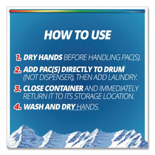Purex 4-in-1 HE Laundry Detergent Pacs, 66 Pods/Bag, 4 Bags/Carton (05524)