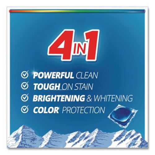 Purex 4-in-1 HE Laundry Detergent Pacs, 66 Pods/Bag, 4 Bags/Carton (05524)