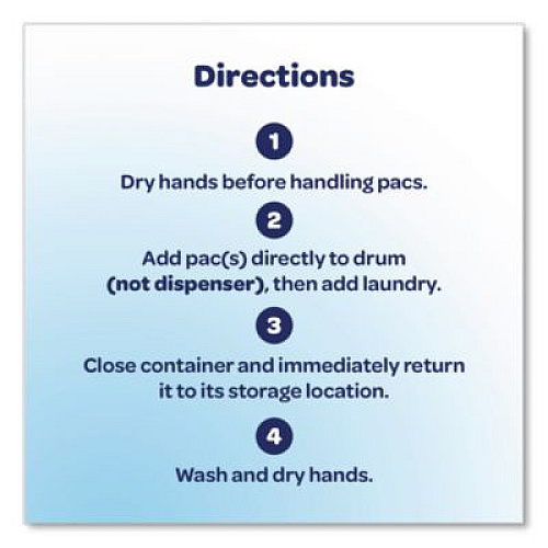 All MIGHTY PACS Free Clear HE Laundry Detergent, 60 Pods/Tub, 4 Tubs/Carton (46880)