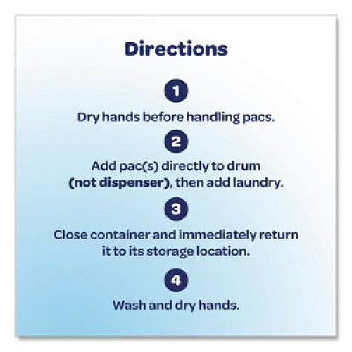 All MIGHTY PACS Free Clear HE Laundry Detergent, 80 Pods/Tub, 4 Tubs/Carton (47508)