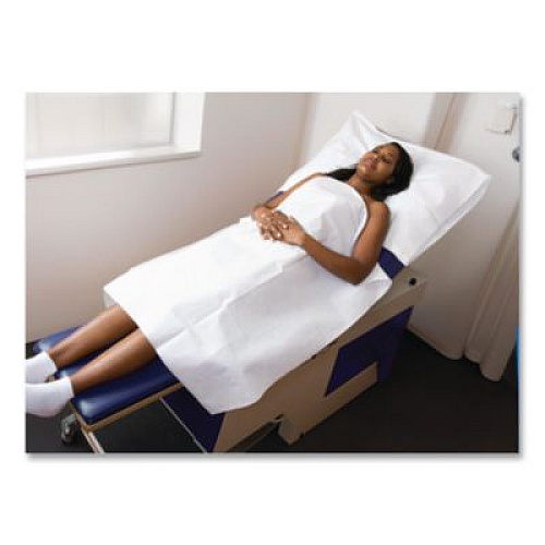 TIDI Disposable Tissue Drape Sheets, 40 x 48, White, 100/Carton (918302)