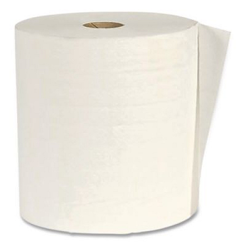 American Paper Converting Hardwound Paper Towel Roll, Eco Green Paper, 1-Ply, 7.88" x 800 ft, White, 6/Carton (EN80166)