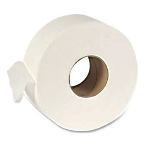 Eco Green Recycled Two-Ply Jumbo Toilet Paper, Septic Safe, 3.55" x 1,000 ft, White, 12 Rolls/Carton (EJ932)