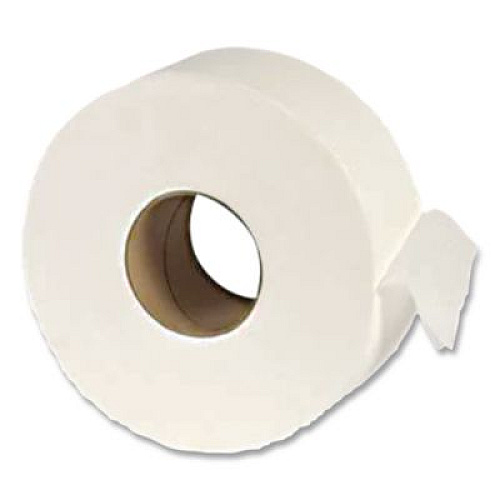 Eco Green Recycled Two-Ply Jumbo Toilet Paper, Septic Safe, 3.55" x 1,000 ft, White, 12 Rolls/Carton (EJ932)